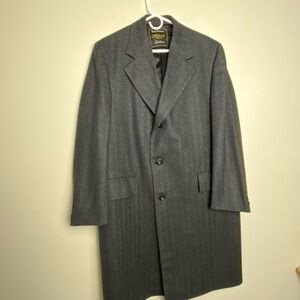 Men's 1960's Lytton's Threadneedle Street Mens Overcoat Jacket